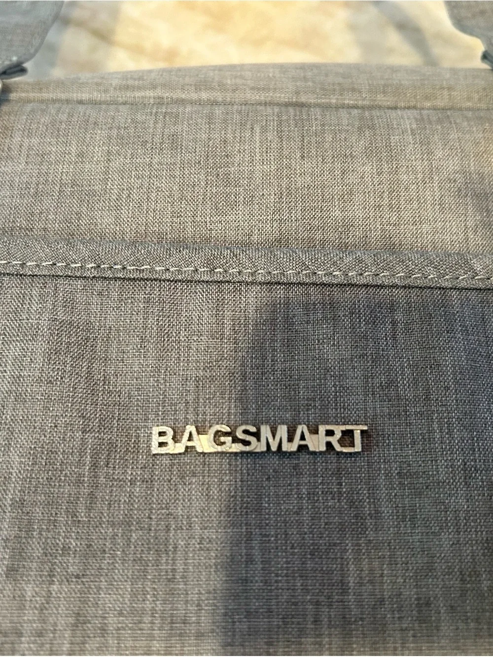BAGSMART Gray Travel Duffel Weekender Carry-On Laptop Overnight Bag Like New